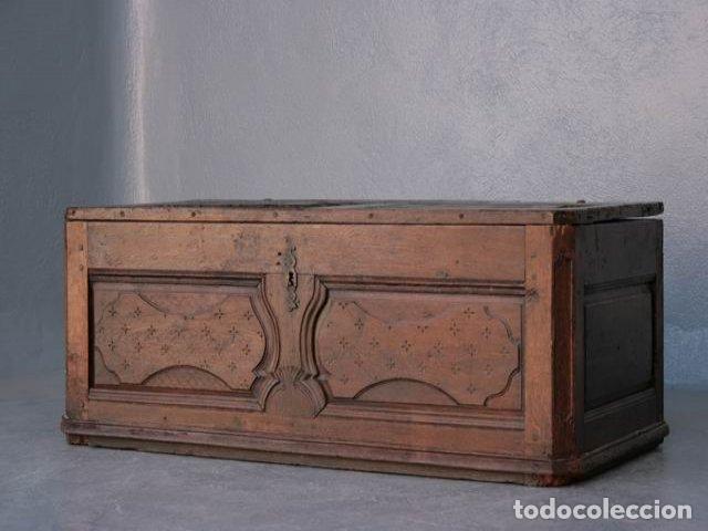 Antig&uuml;edades: Coffre transform&eacute; &eacute;l&eacute;ments noyer XVIII&egrave;me - Foto 2