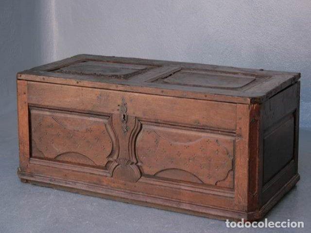 Antig&uuml;edades: Coffre transform&eacute; &eacute;l&eacute;ments noyer XVIII&egrave;me - Foto 3