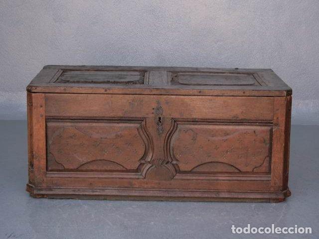 Antig&uuml;edades: Coffre transform&eacute; &eacute;l&eacute;ments noyer XVIII&egrave;me - Foto 4