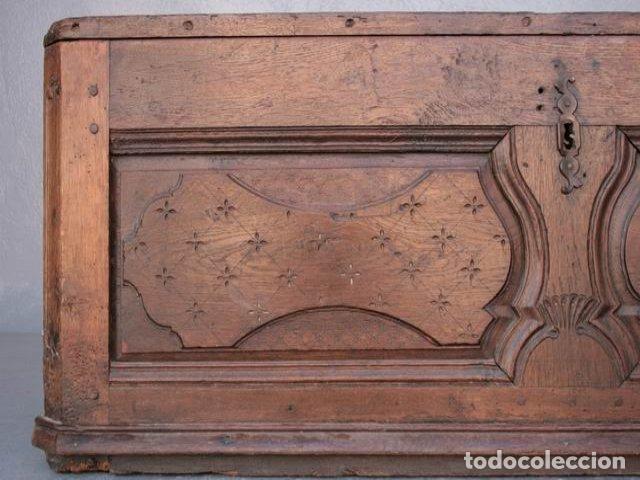 Antig&uuml;edades: Coffre transform&eacute; &eacute;l&eacute;ments noyer XVIII&egrave;me - Foto 5