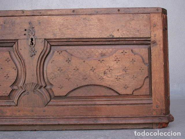 Antig&uuml;edades: Coffre transform&eacute; &eacute;l&eacute;ments noyer XVIII&egrave;me - Foto 9