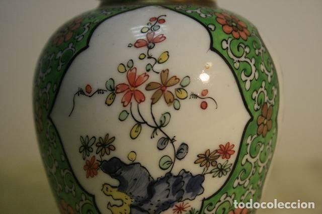 Antig&uuml;edades: Pot en c&eacute;ramique mont&eacute; veilleuse - Foto 4