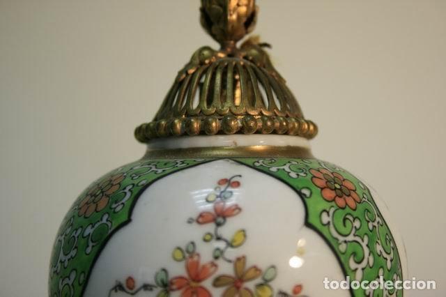 Antig&uuml;edades: Pot en c&eacute;ramique mont&eacute; veilleuse - Foto 6