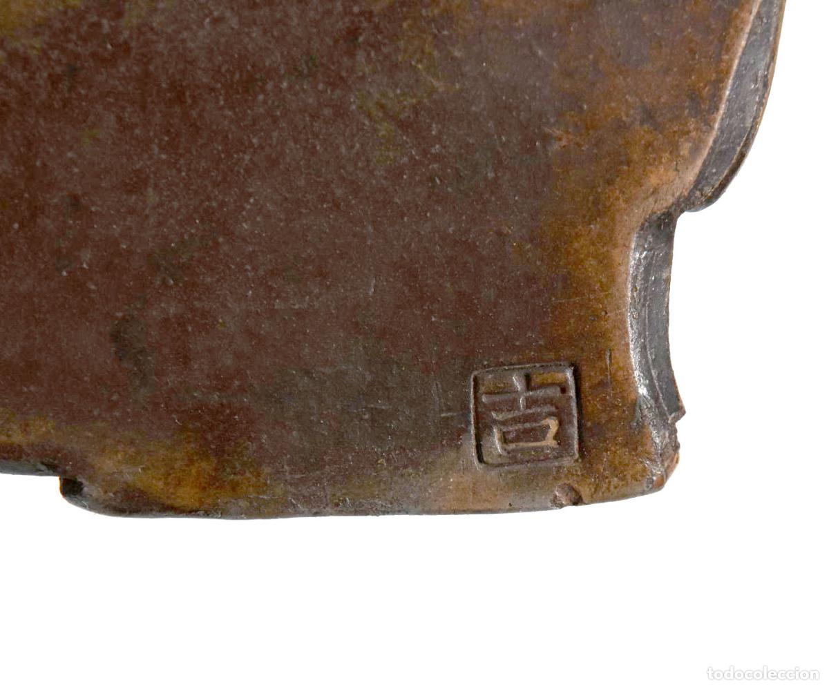 Antig&uuml;edades: Pot asiatique en gr&egrave;s d&eacute;poque fin XIX&egrave;me - Foto 4