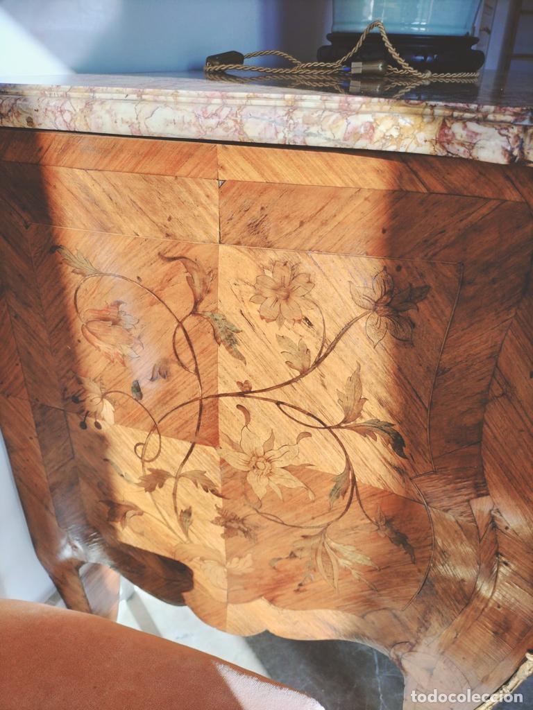Antig&uuml;edades: C&oacute;moda francesa galb&eacute;e. Estilo Luis XV - Foto 7