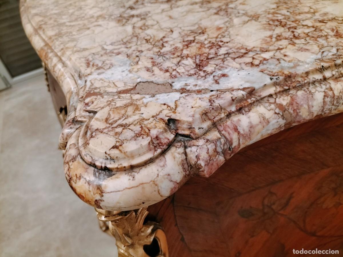 Antig&uuml;edades: C&oacute;moda francesa galb&eacute;e. Estilo Luis XV - Foto 10