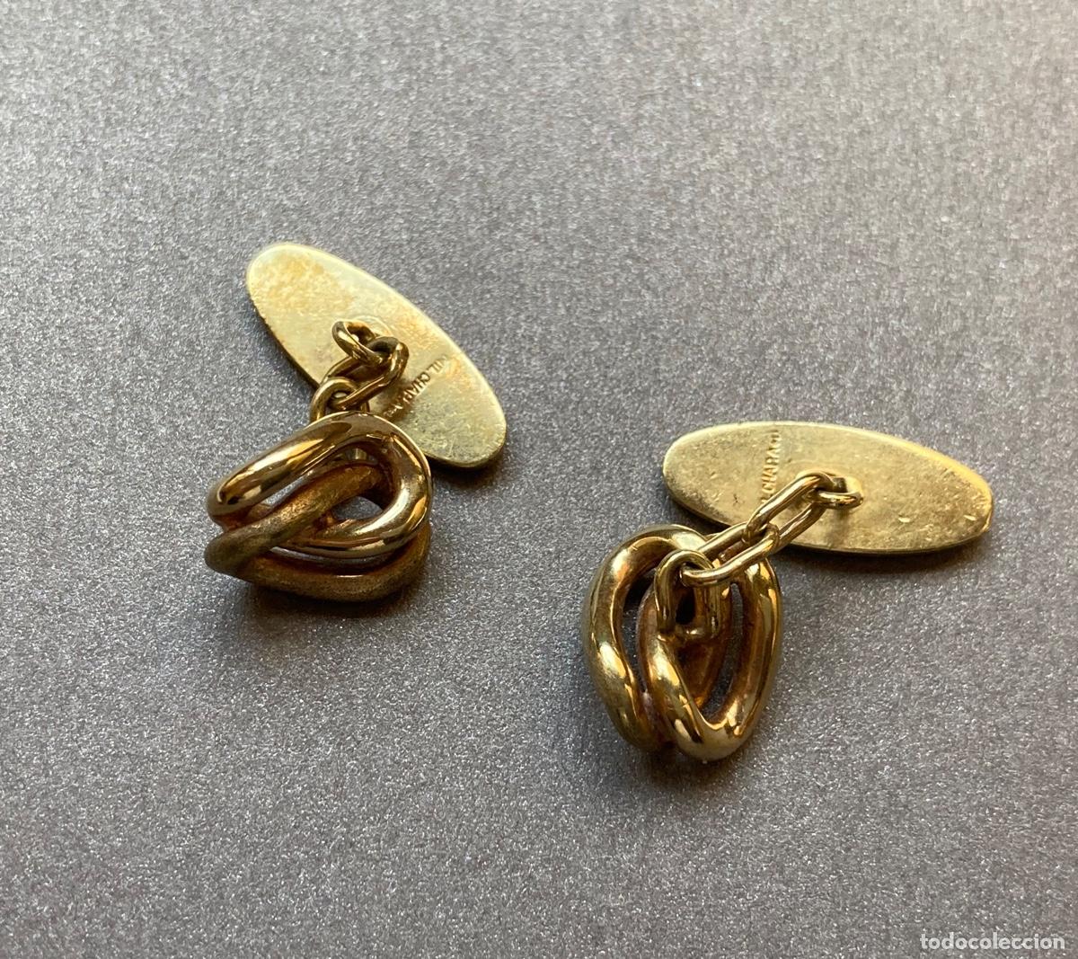 Antig&uuml;edades: GEMELOS CHAPADOS ORO - Foto 3