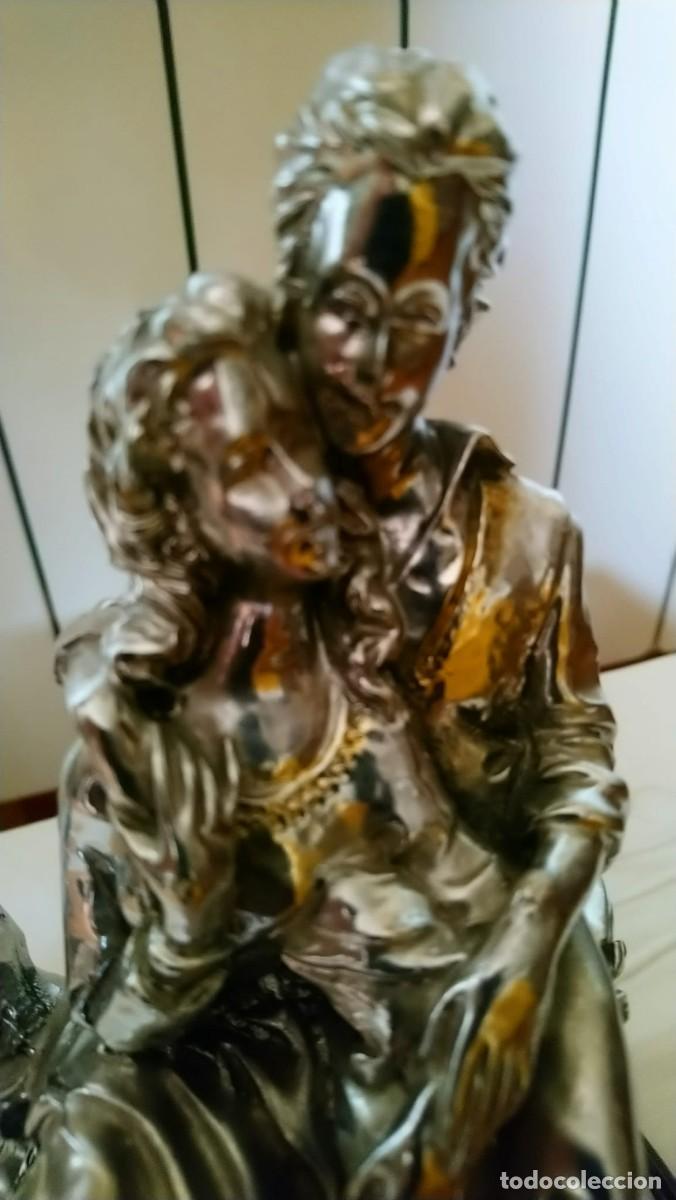 Antig&uuml;edades: enamorados con ba&ntilde;o de plata - Foto 2