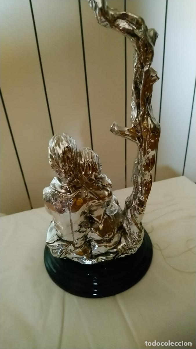 Antig&uuml;edades: enamorados con ba&ntilde;o de plata - Foto 4