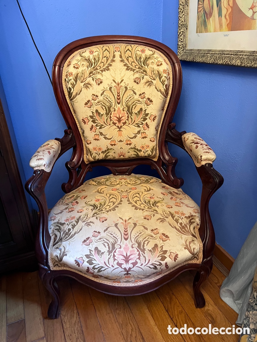 Antig&uuml;edades: Sill&oacute;n isabelino - Foto 2