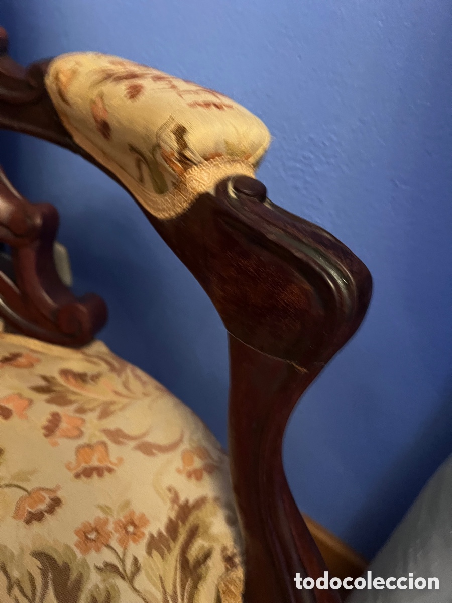 Antig&uuml;edades: Sill&oacute;n isabelino - Foto 4