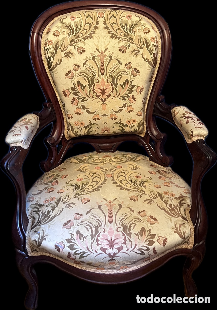 Antig&uuml;edades: Sill&oacute;n isabelino - Foto 1