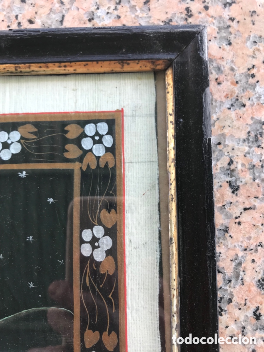 Antig&uuml;edades: Marco antiguo de madera - Foto 8