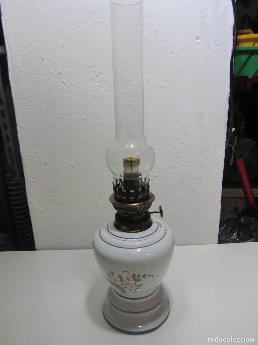 Antig&uuml;edades: Quinque antiguo. 49cm. - Foto 11