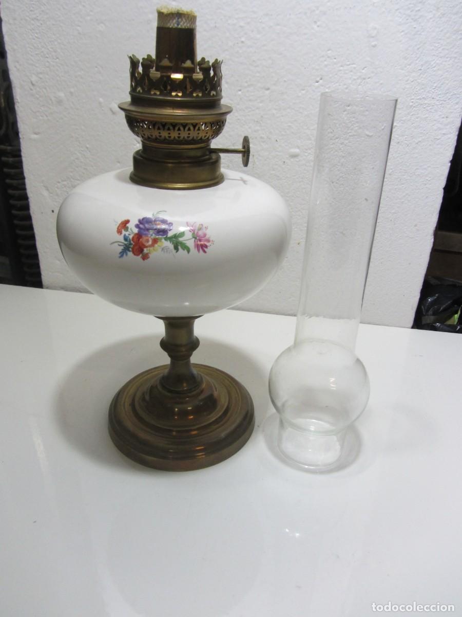Antig&uuml;edades: Quinque antiguo. 52cm. - Foto 5