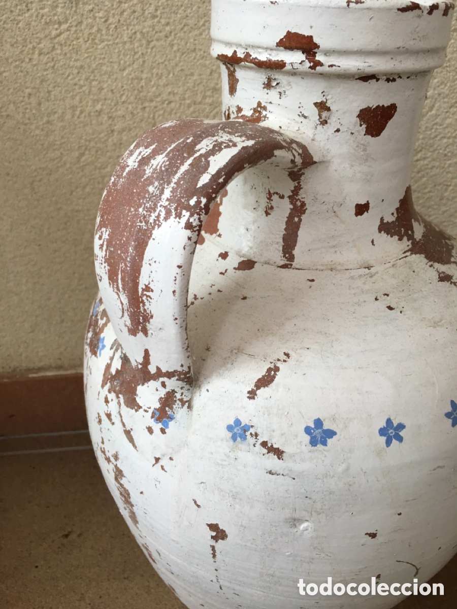 Antig&uuml;edades: Antiguo c&aacute;ntaro de barro popular - Foto 3