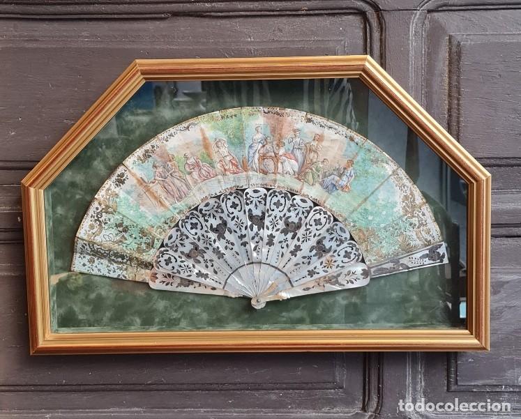 Antig&uuml;edades: Abanico Madre Perla - Foto 1