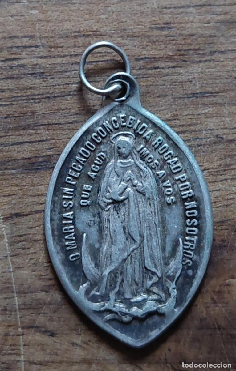 Antig&uuml;edades: Antigua medalla plata Sin pecado - Foto 1