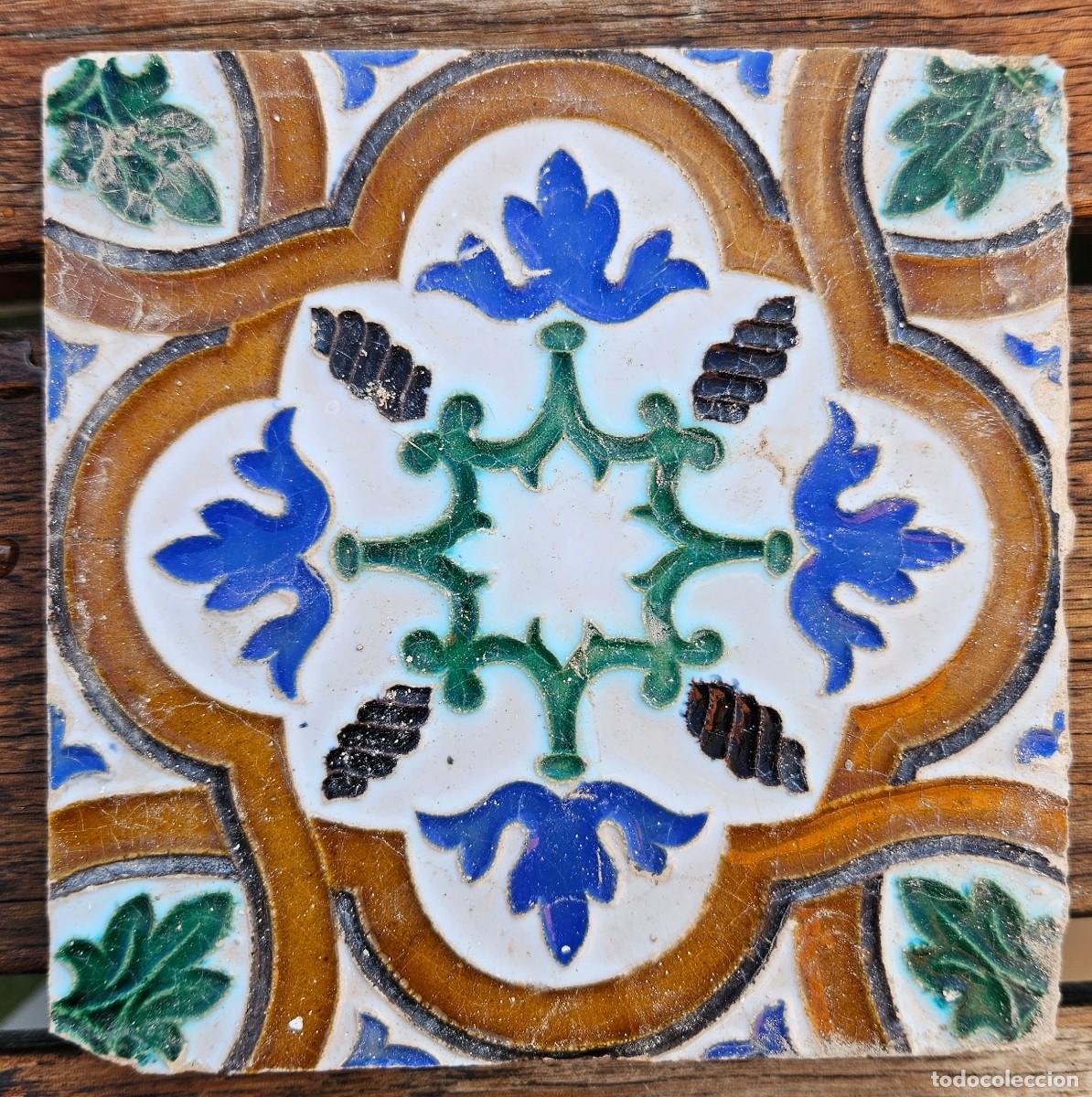 Antig&uuml;edades: Azulejo antiguo Triana - Foto 1