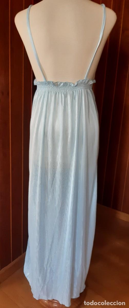 Antig&uuml;edades: CONJUNTO DE BATA Y CAMIS&Oacute;N TALLA 7, CON ENCAJE. - Foto 9
