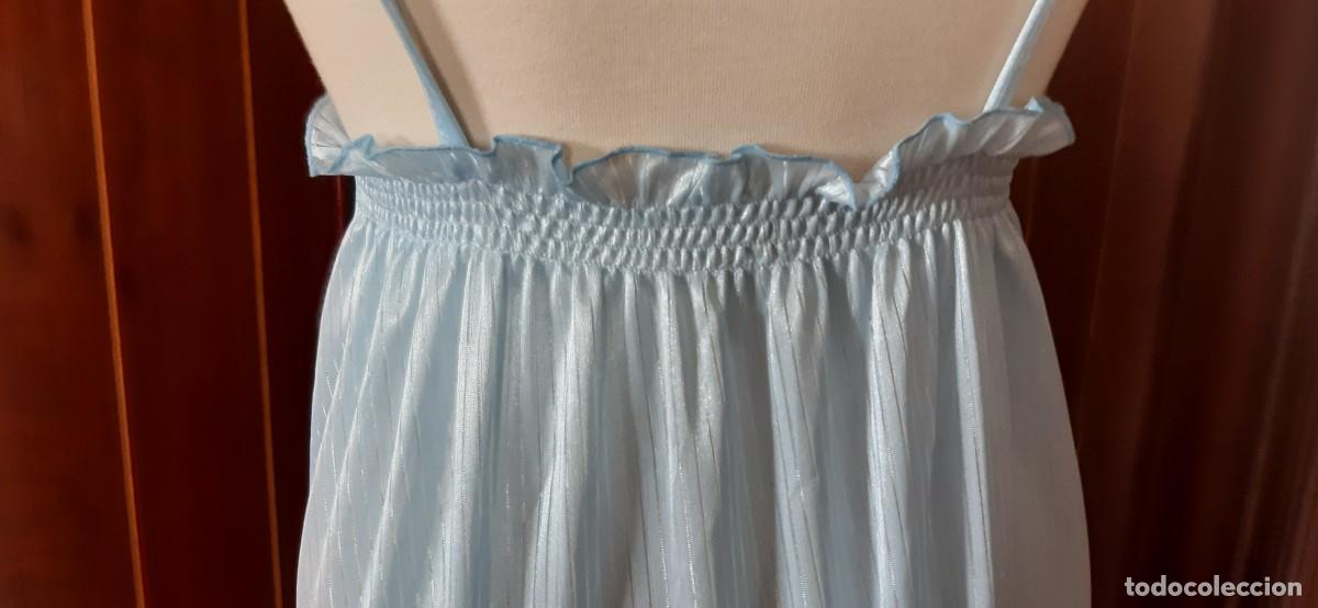 Antig&uuml;edades: CONJUNTO DE BATA Y CAMIS&Oacute;N TALLA 7, CON ENCAJE. - Foto 10