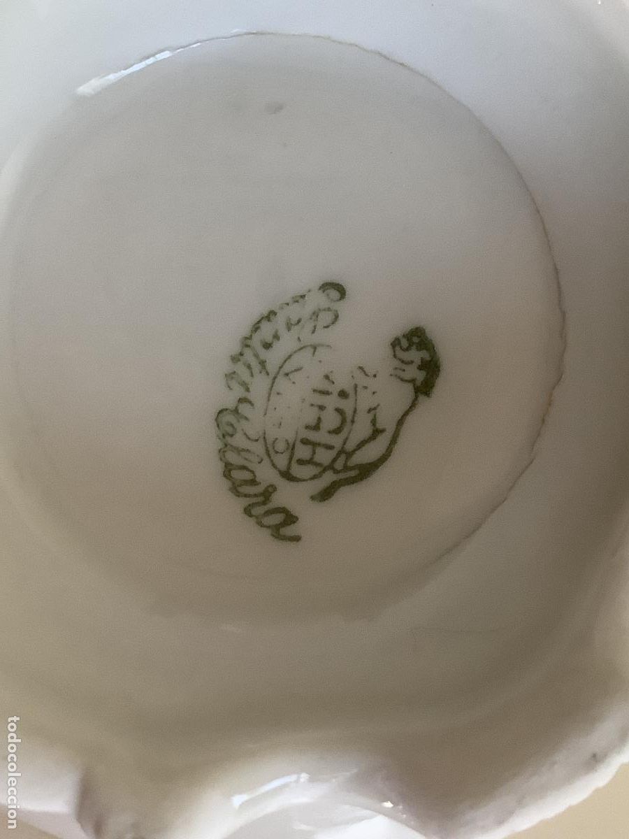 Antig&uuml;edades: Juego de t&eacute; Santa Clara Vigo - Foto 6