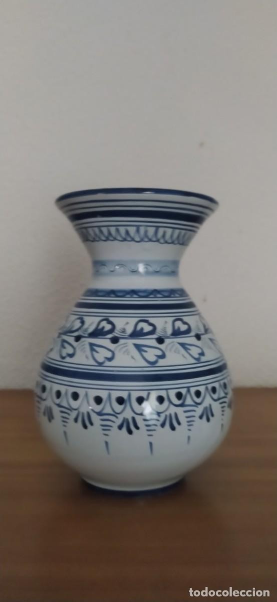 Antig&uuml;edades: Florero talavera, muy bonito - Foto 1