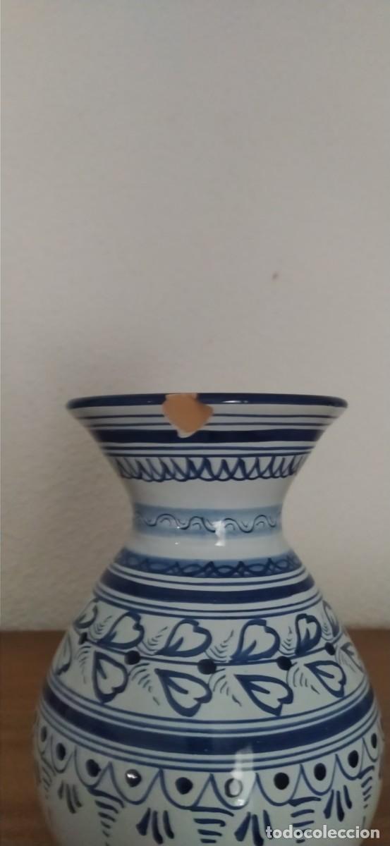 Antig&uuml;edades: Florero talavera, muy bonito - Foto 2