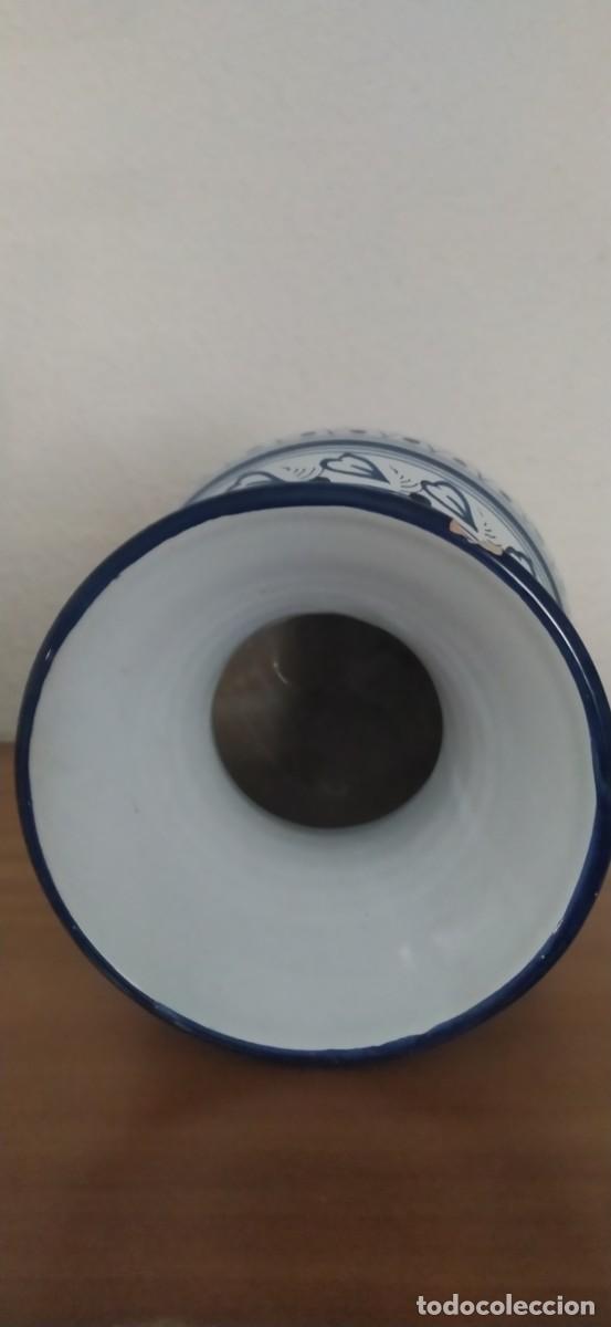 Antig&uuml;edades: Florero talavera, muy bonito - Foto 4