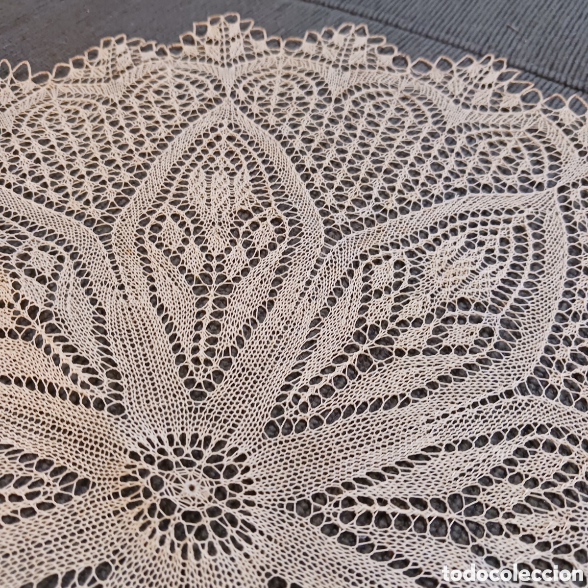 Antig&uuml;edades: Tapete de hilo a crochet - Foto 2