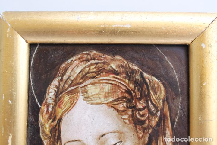 Antig&uuml;edades: AZULEJO PINTADO A MANO DE R.DEL OLMO - Foto 6