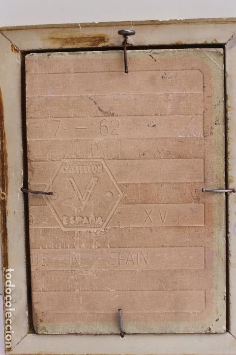 Antig&uuml;edades: AZULEJO PINTADO A MANO DE R.DEL OLMO - Foto 8