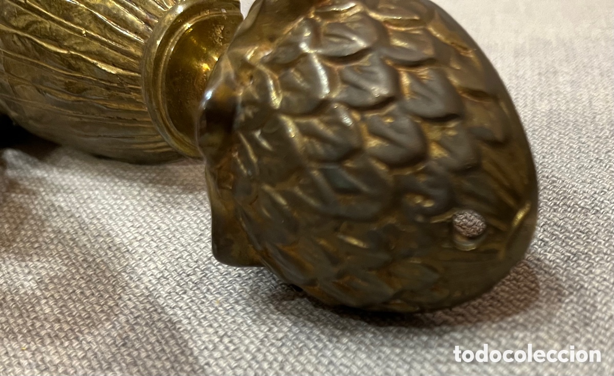 Antig&uuml;edades: Antiguo aplique de pared de bronce - Foto 7