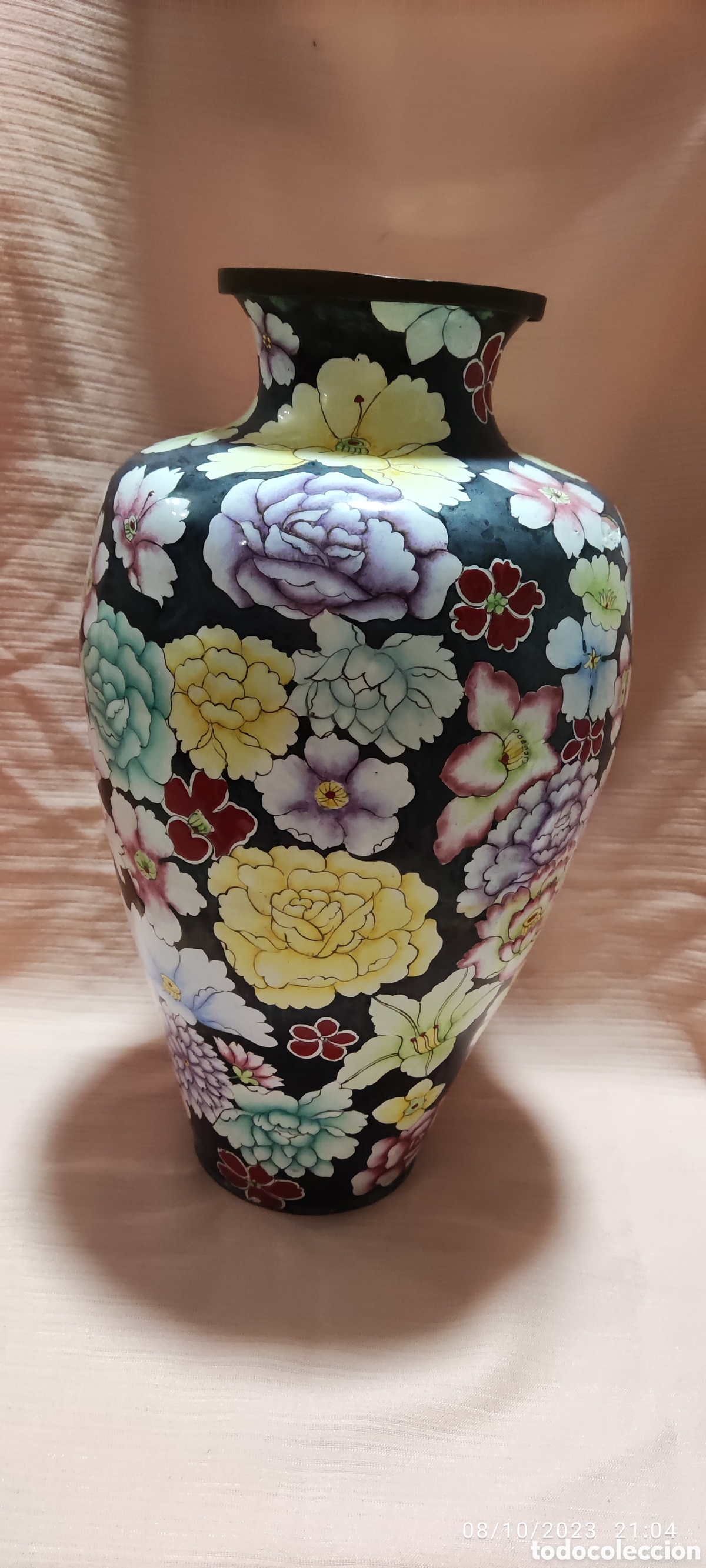 Antig&uuml;edades: Jarr&oacute;n cloisonne - Foto 2