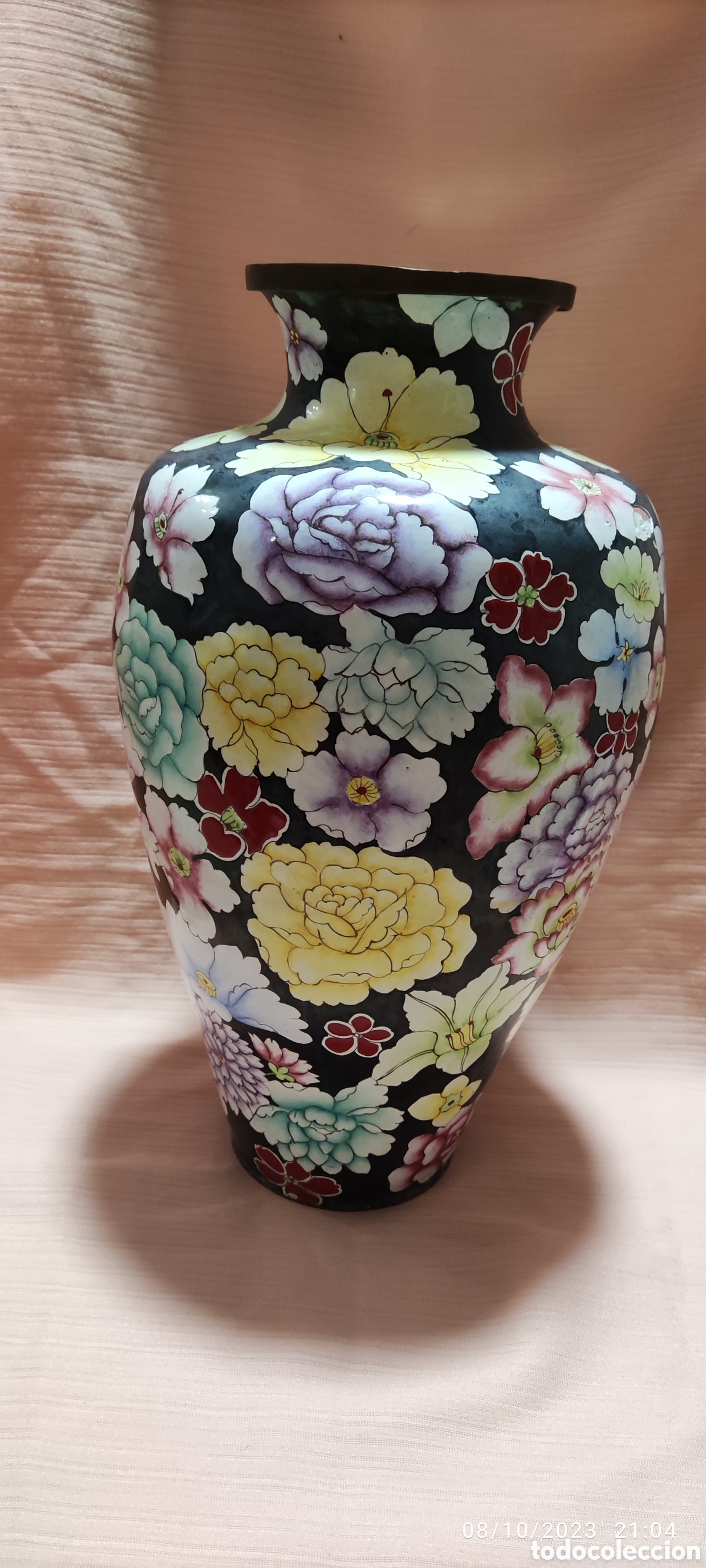Antig&uuml;edades: Jarr&oacute;n cloisonne - Foto 3