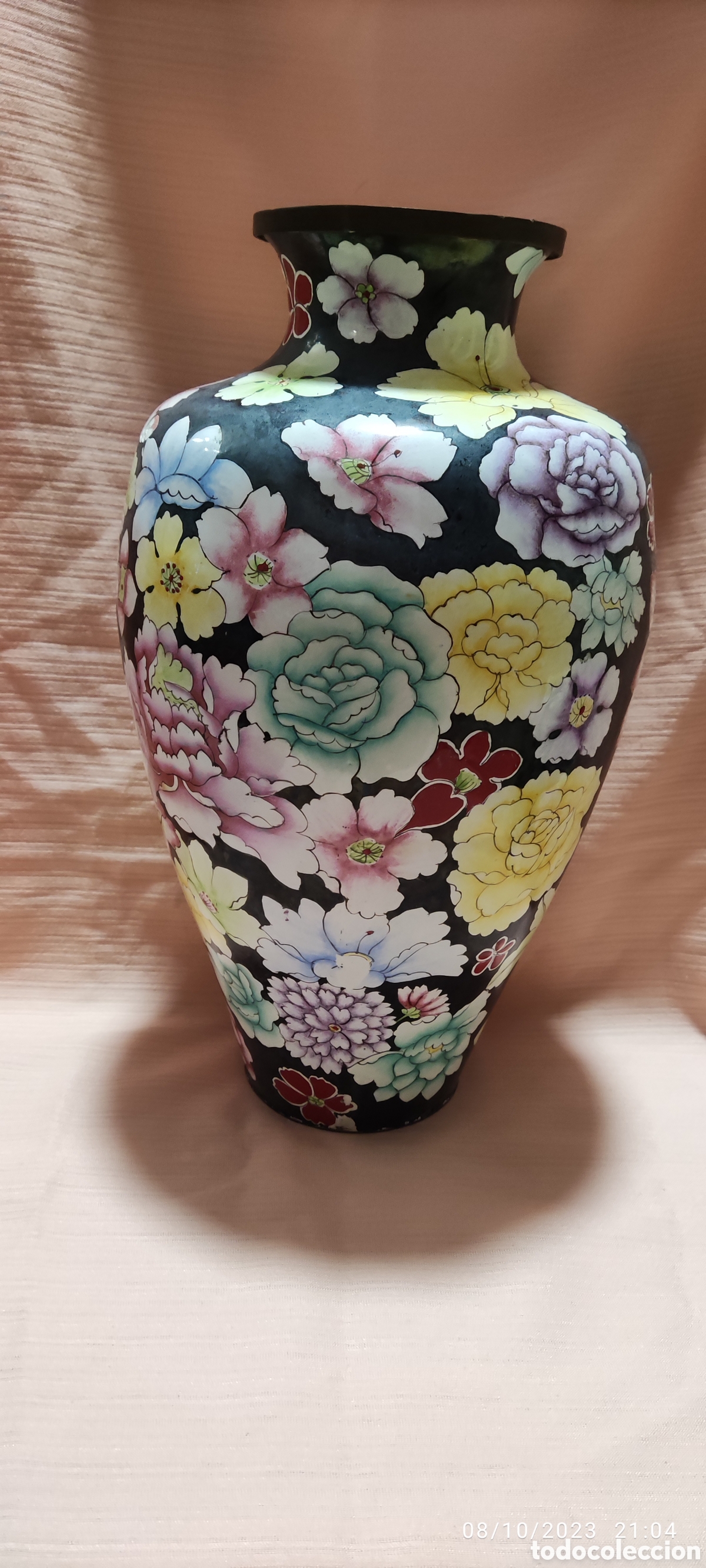 Antig&uuml;edades: Jarr&oacute;n cloisonne - Foto 1