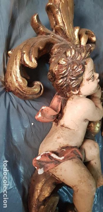 Antig&uuml;edades: DOS ANGELES PORTA VELAS - Foto 17