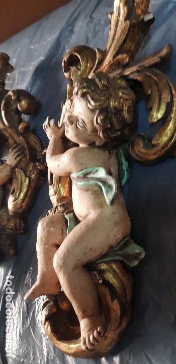Antig&uuml;edades: DOS ANGELES PORTA VELAS - Foto 18