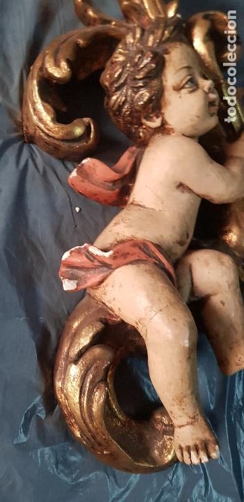 Antig&uuml;edades: DOS ANGELES PORTA VELAS - Foto 19