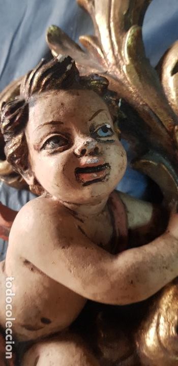 Antig&uuml;edades: DOS ANGELES PORTA VELAS - Foto 23