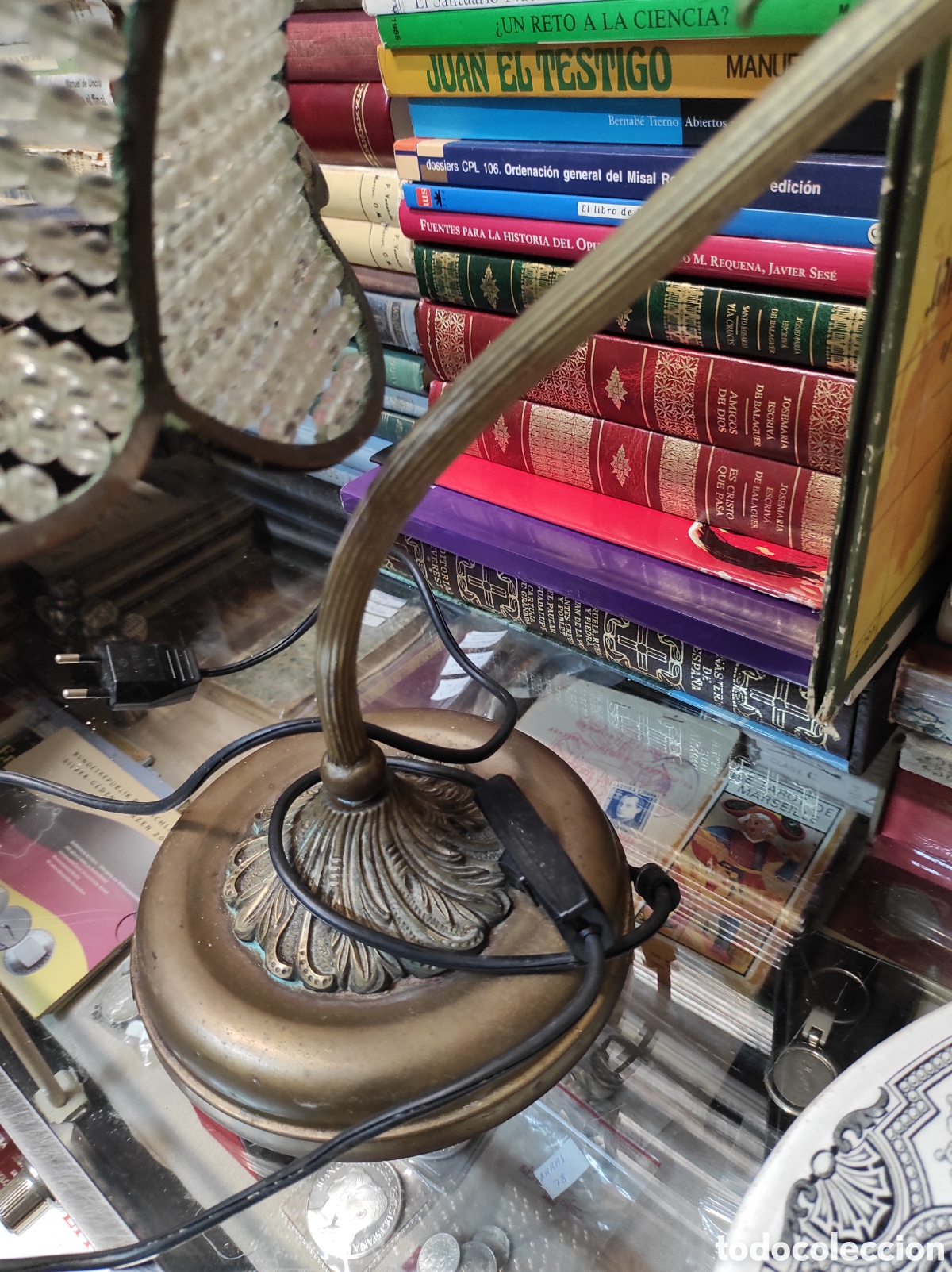 Antig&uuml;edades: Lampara sobremesa completa - Foto 2
