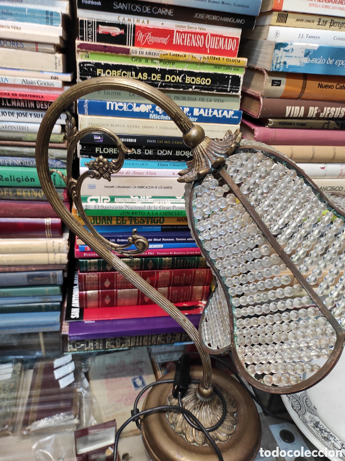 Antig&uuml;edades: Lampara sobremesa completa - Foto 4