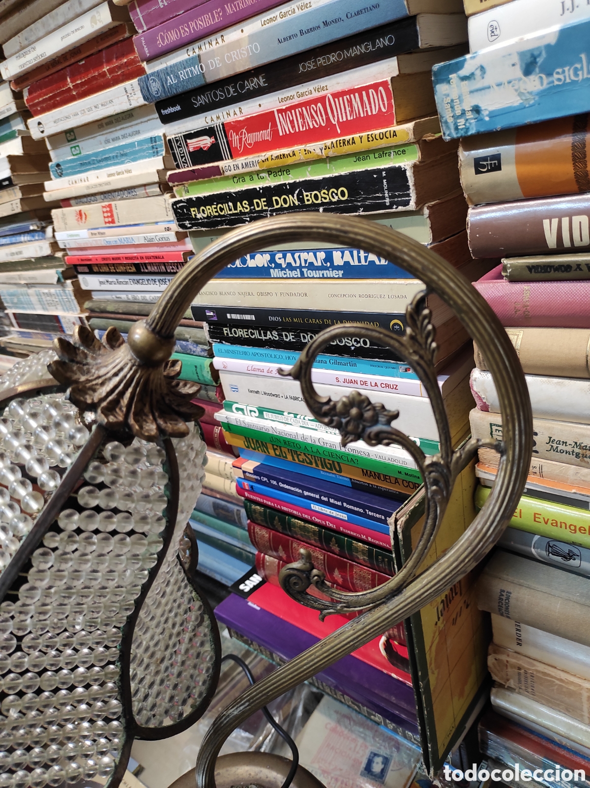 Antig&uuml;edades: Lampara sobremesa completa - Foto 7