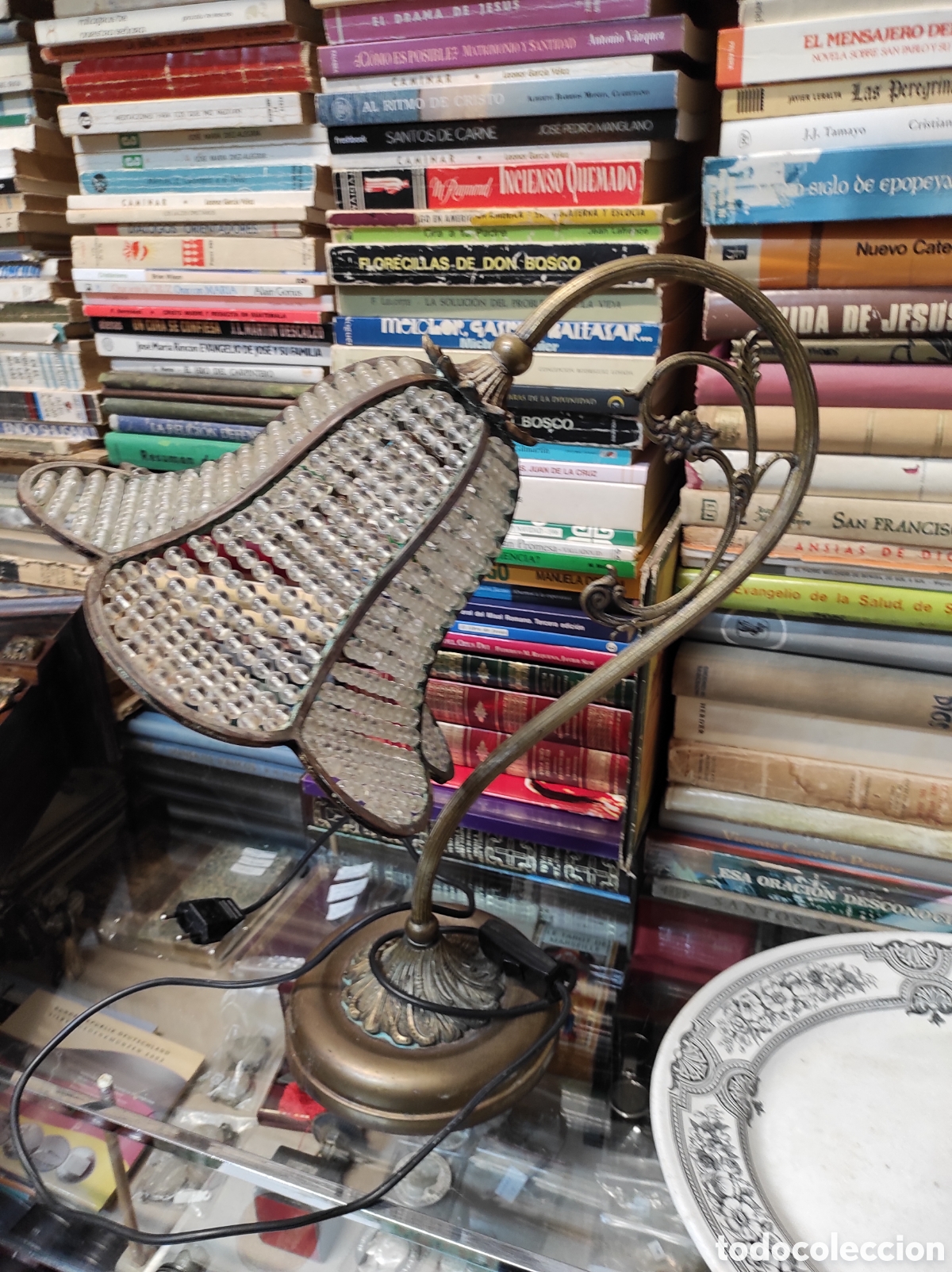 Antig&uuml;edades: Lampara sobremesa completa - Foto 1