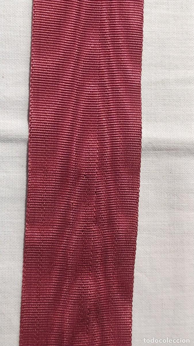 Antig&uuml;edades: CINTA GROSGRAIN COLOR GRANATE - Foto 2