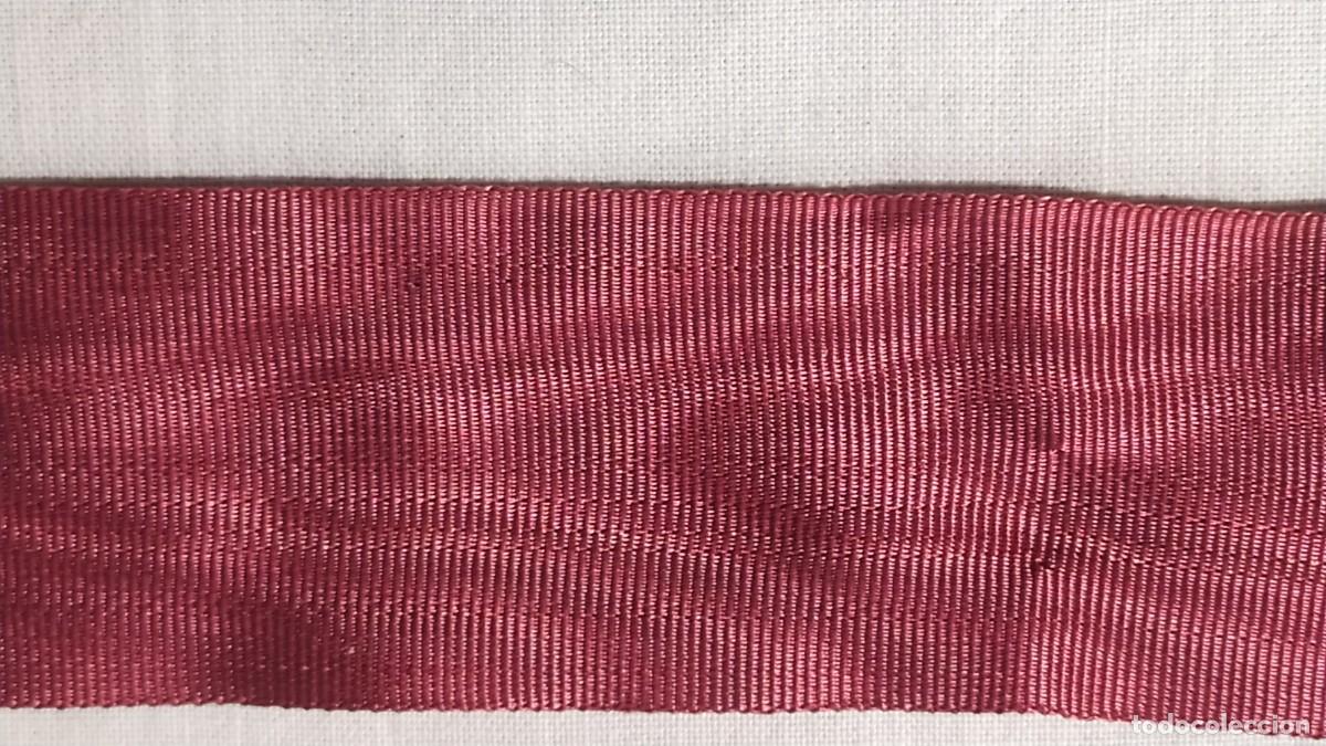Antig&uuml;edades: CINTA GROSGRAIN COLOR GRANATE - Foto 3