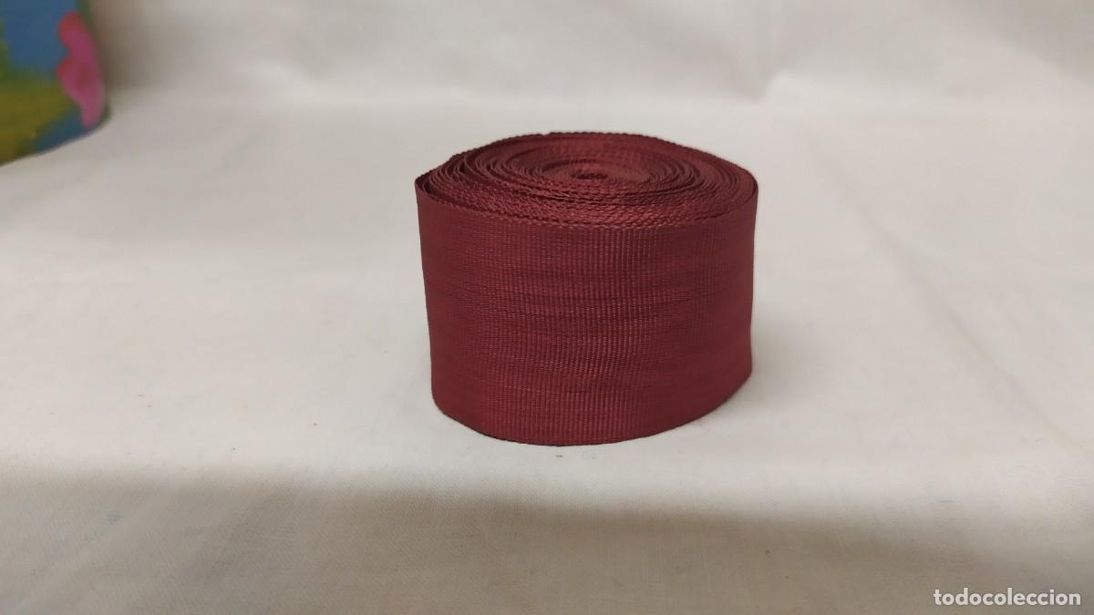 Antig&uuml;edades: CINTA GROSGRAIN COLOR GRANATE - Foto 4