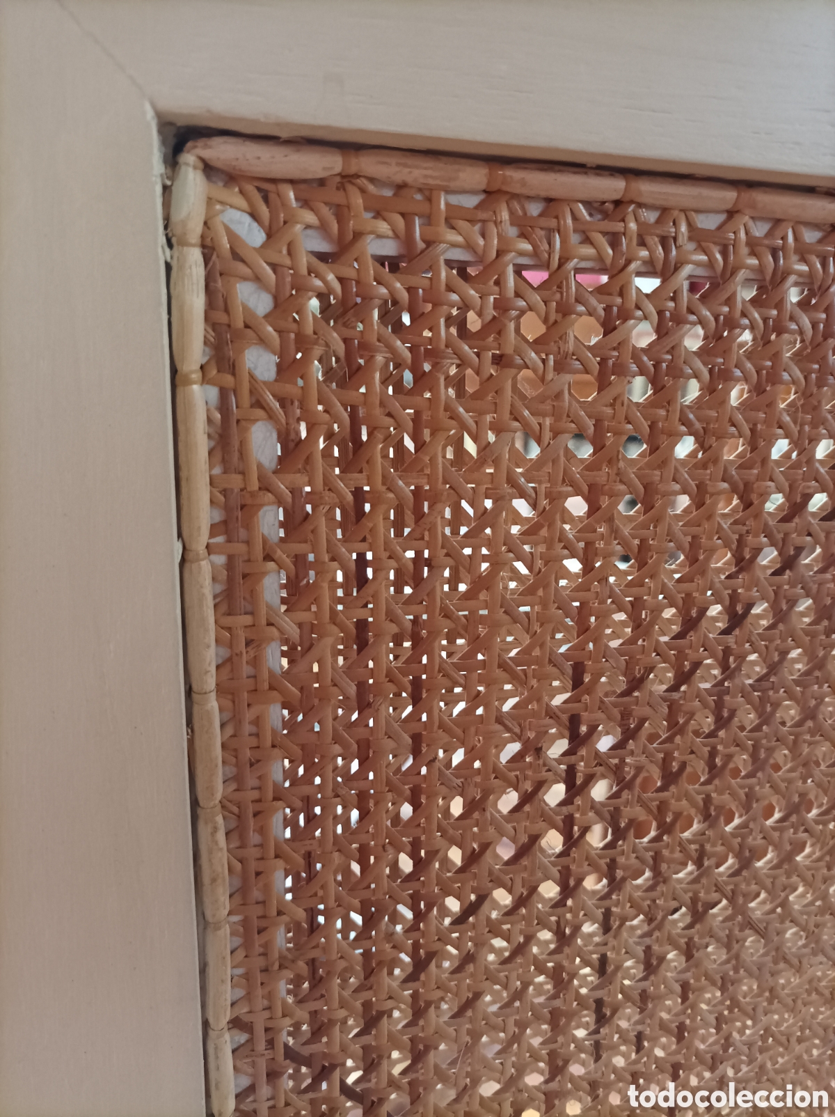 Antig&uuml;edades: Cabecero teca y ratan - Foto 10