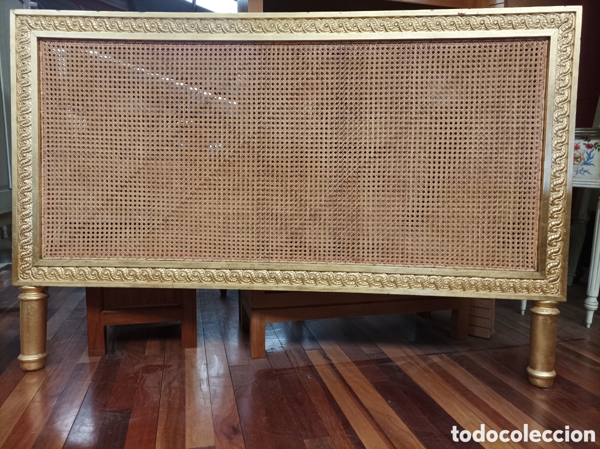 Antig&uuml;edades: Cabecero teca y ratan - Foto 11
