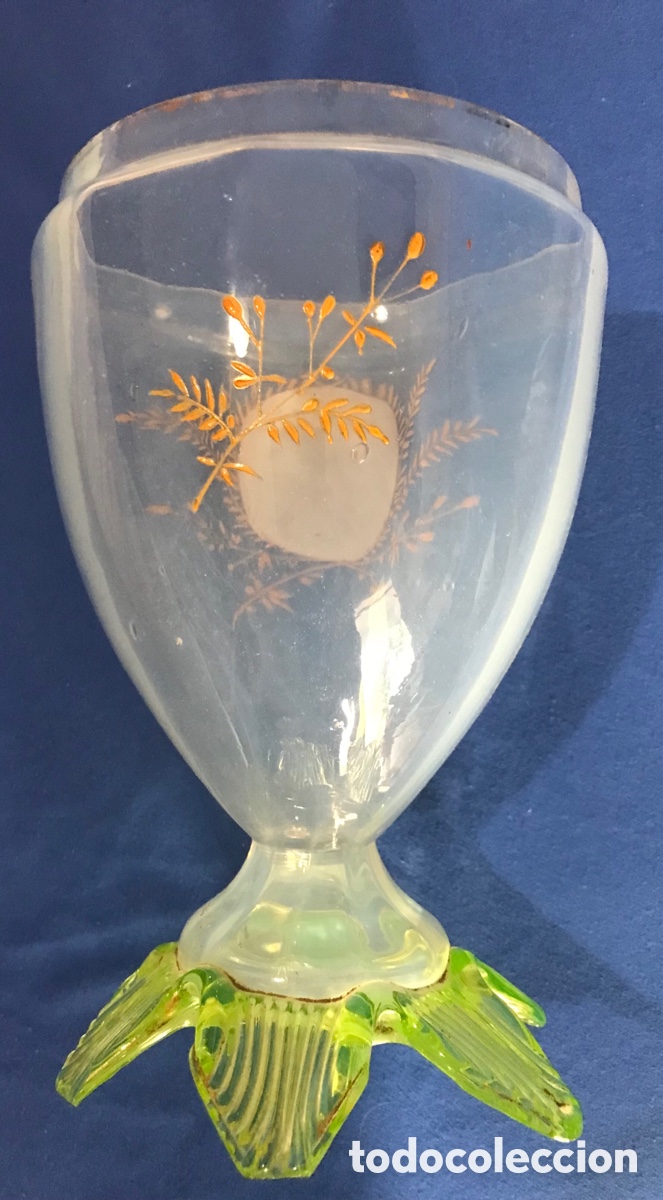 Antig&uuml;edades: Bombonera Cristal opalino - Foto 6